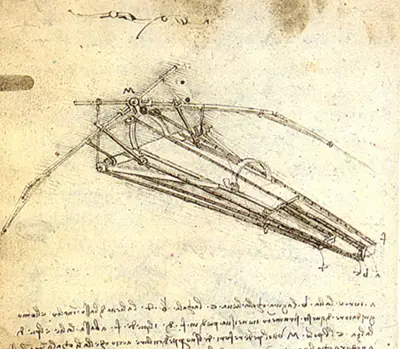 Ornithopter (vliegtuig) Leonardo da Vinci